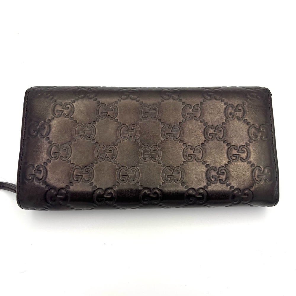 Gucci Dark Brown Leather Wallet - Picture 2 of 11